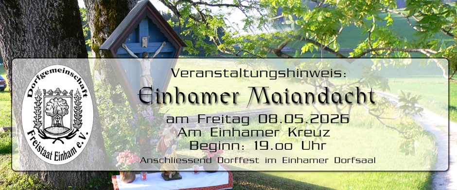 Einhamer Maiandacht